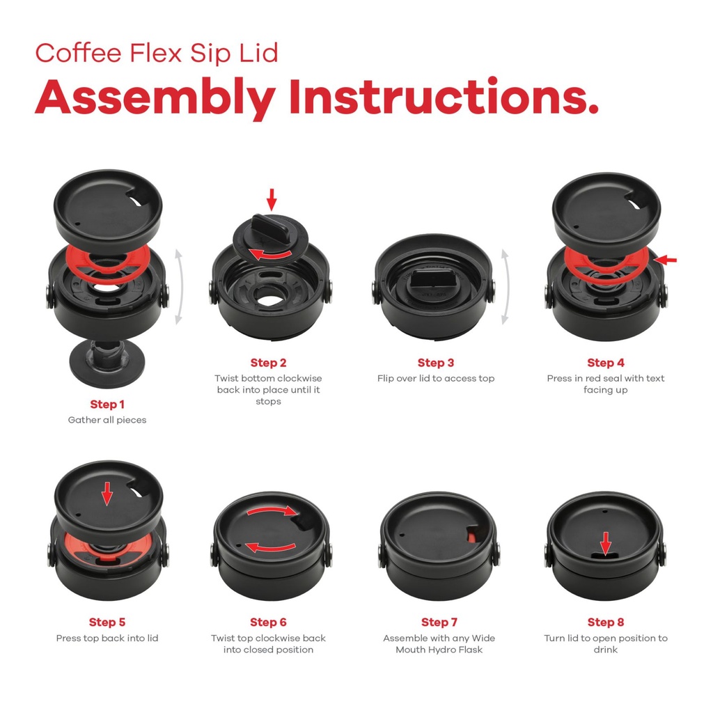 Hydro Flask Wide Mouth Flex Sip Lid 