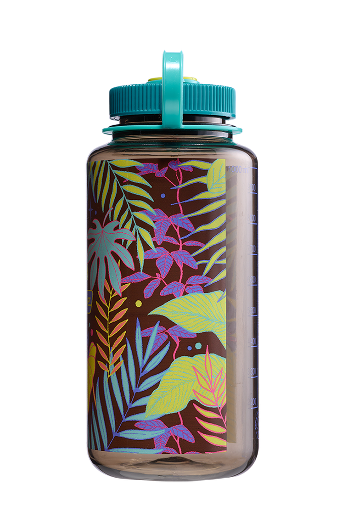 Nalgene Wide Mouth Psychedelic Botanical Bottle (0.94L)(32oZ)