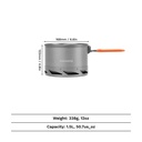 Fire Maple Feast K2 1.5L Pot