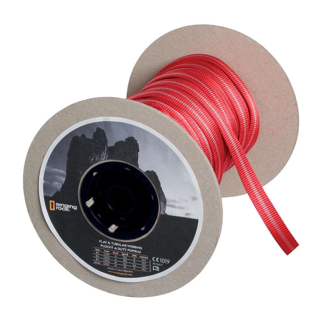 Singing Rock 20mm Webbing p/m (Red)