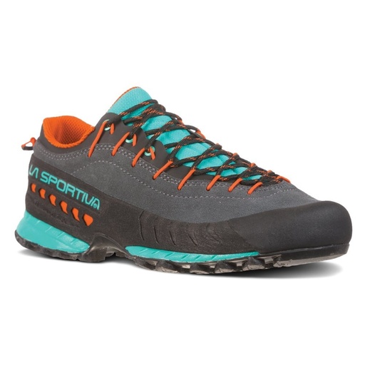 La Sportiva TX4 Approach Shoe – Women's (Carbon/Aqua, EU40)