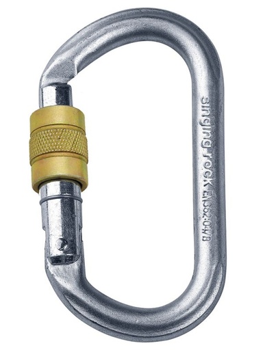 Singing Rock Steel Oval Carabiner 30KN