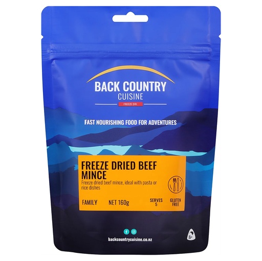 Back Country Cuisine: Beef Mince - Gluten Free 