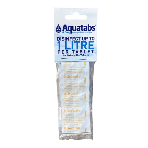 Aquatabs Effervescent Tablets 8.5mg 5 Pack