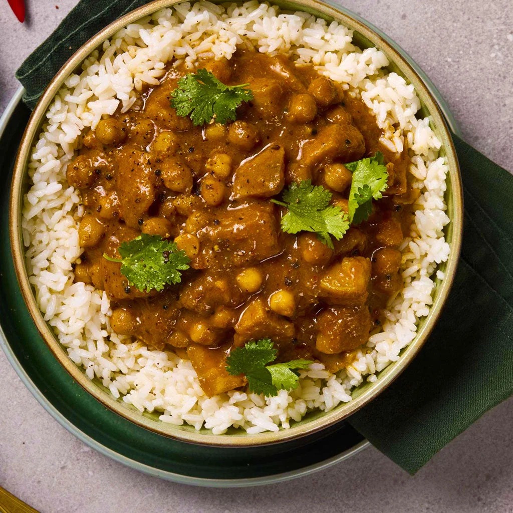 Forever Fresh - Mild Sweet Potato and Chickpea Curry with Rice