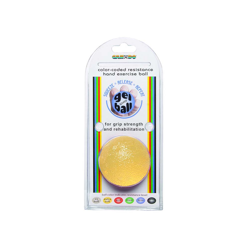 Cando Gel Ball Hand Exerciser (Yellow)