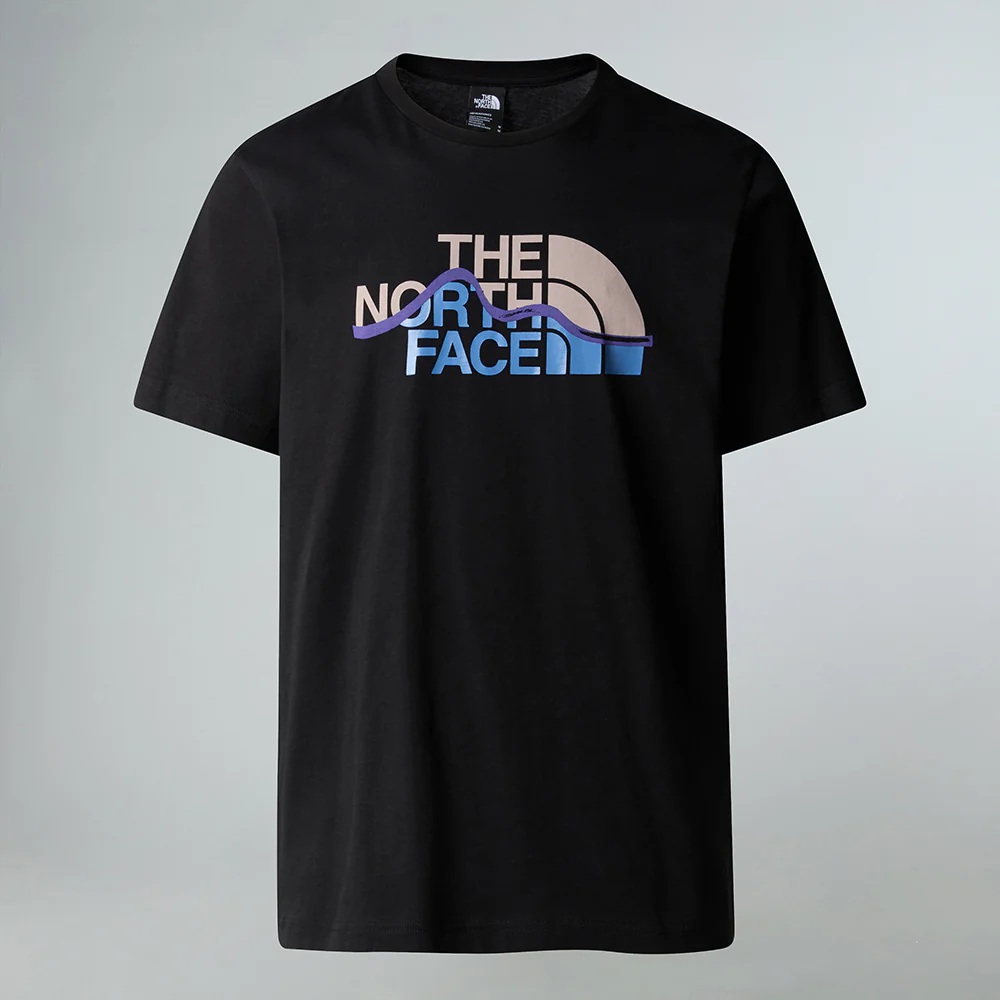 The North Face Mountain Line Tee – Men's (Medium, TNF Black)