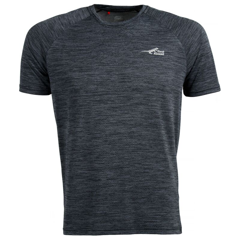 First Ascent Corefit Running – Men's (Medium, Black Melange)
