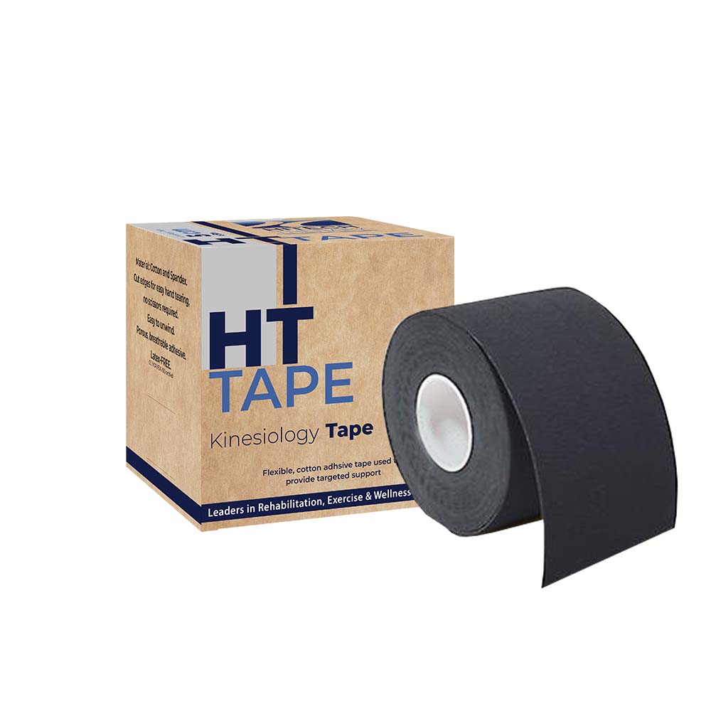 Hitech Kinesiology Tape 5cm x 5m (Black)