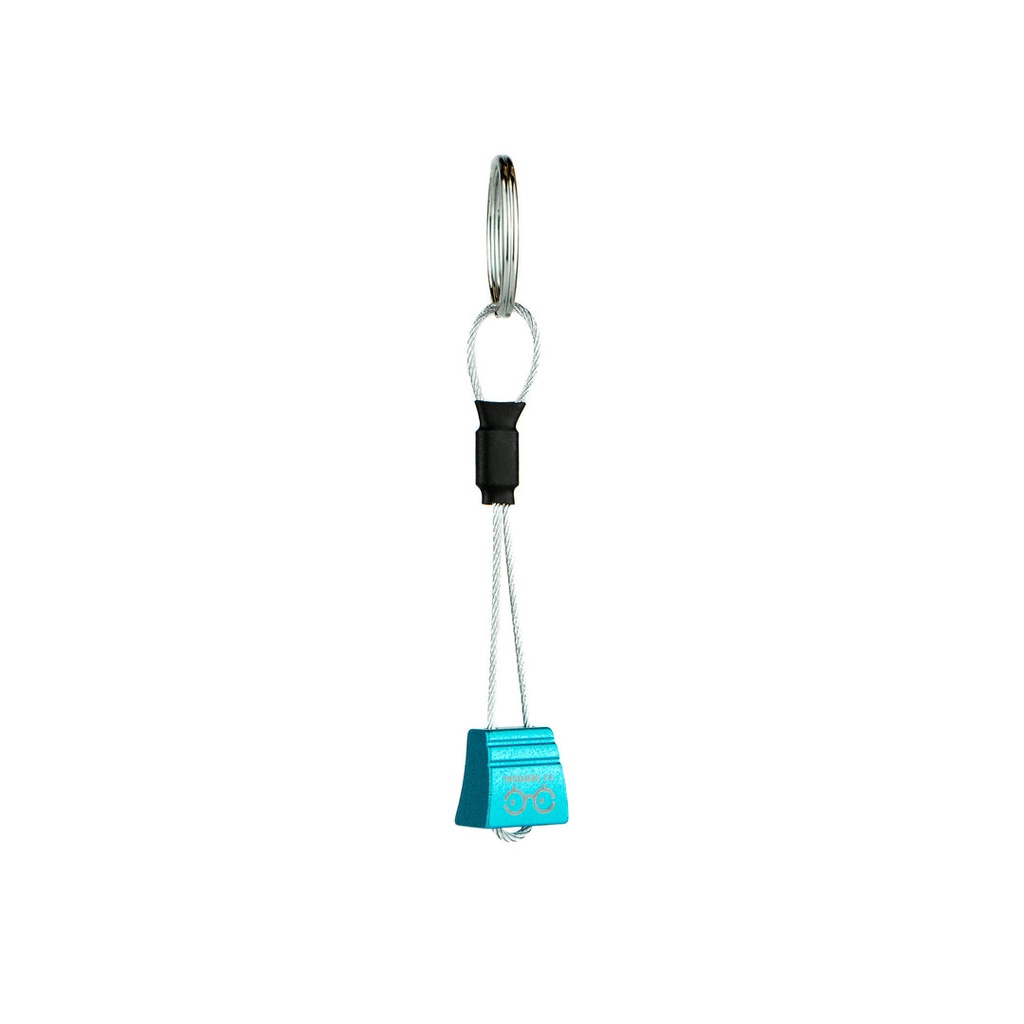 YY Vertical Climbing Nut Keychain (Blue)