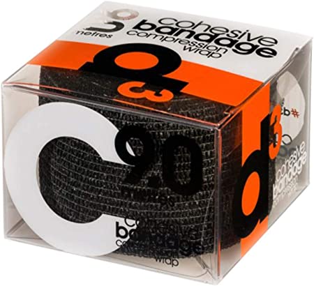 D3 Cohesive Bandage 50mm (4.5m, Black)