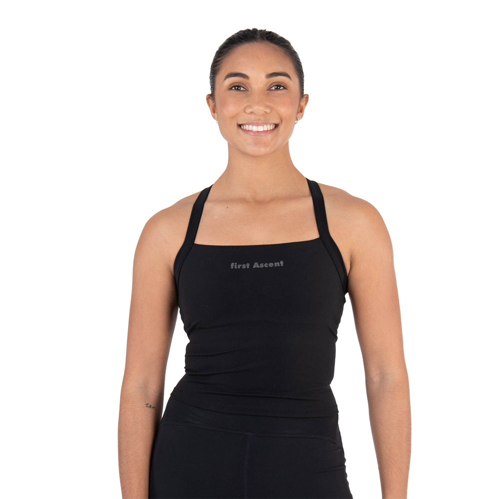 First Ascent Ladies Strappy Crop Top (X Small)