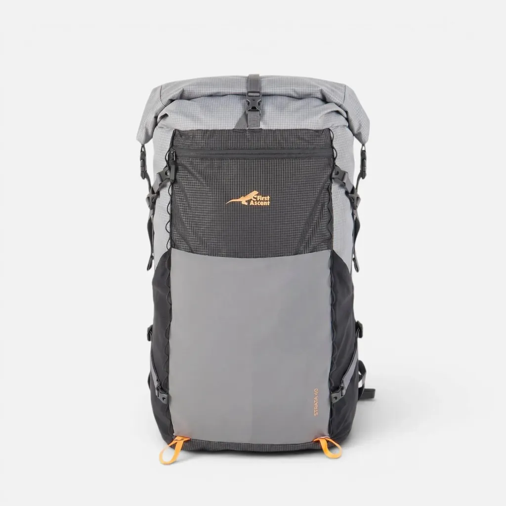 First Ascent Strata 40L Lightweight Hiking Backpack