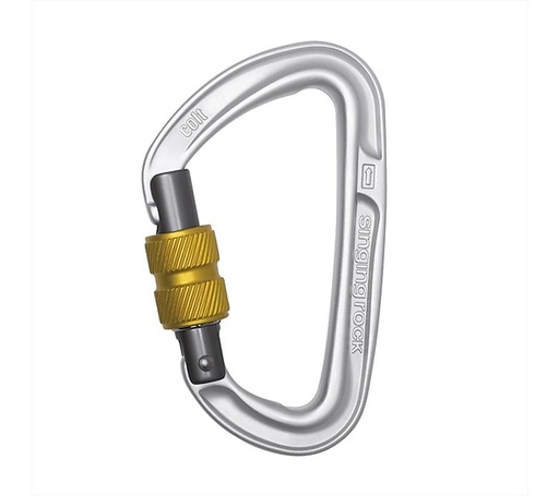 Singing Rock Colt Screwgate Carabiner (Yellow)
