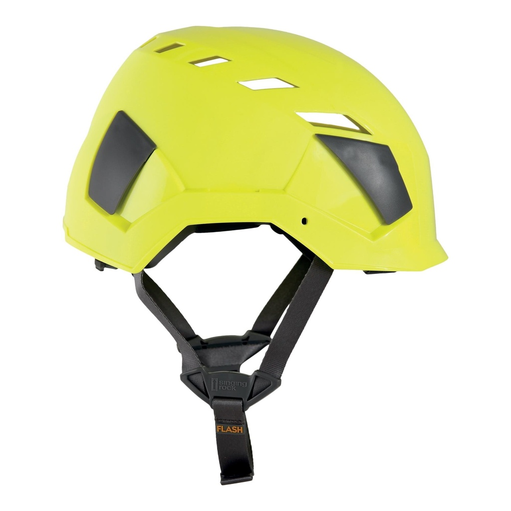 Singing Rock Flash Aero Helmet  (Yellow)