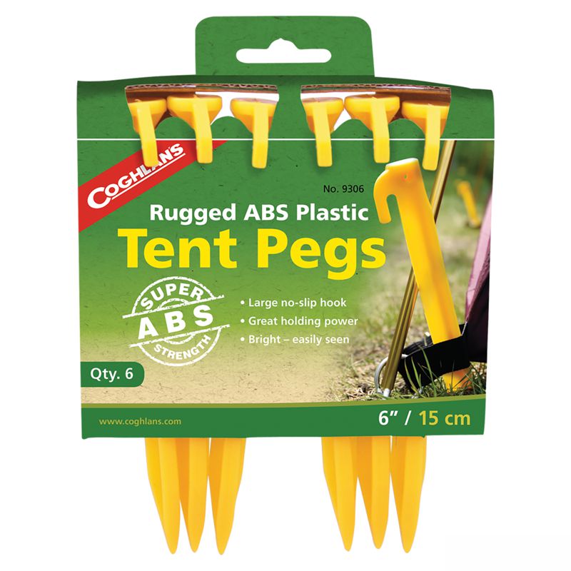 Coghlan's ABS Tent Pegs 15cm 6 Pack
