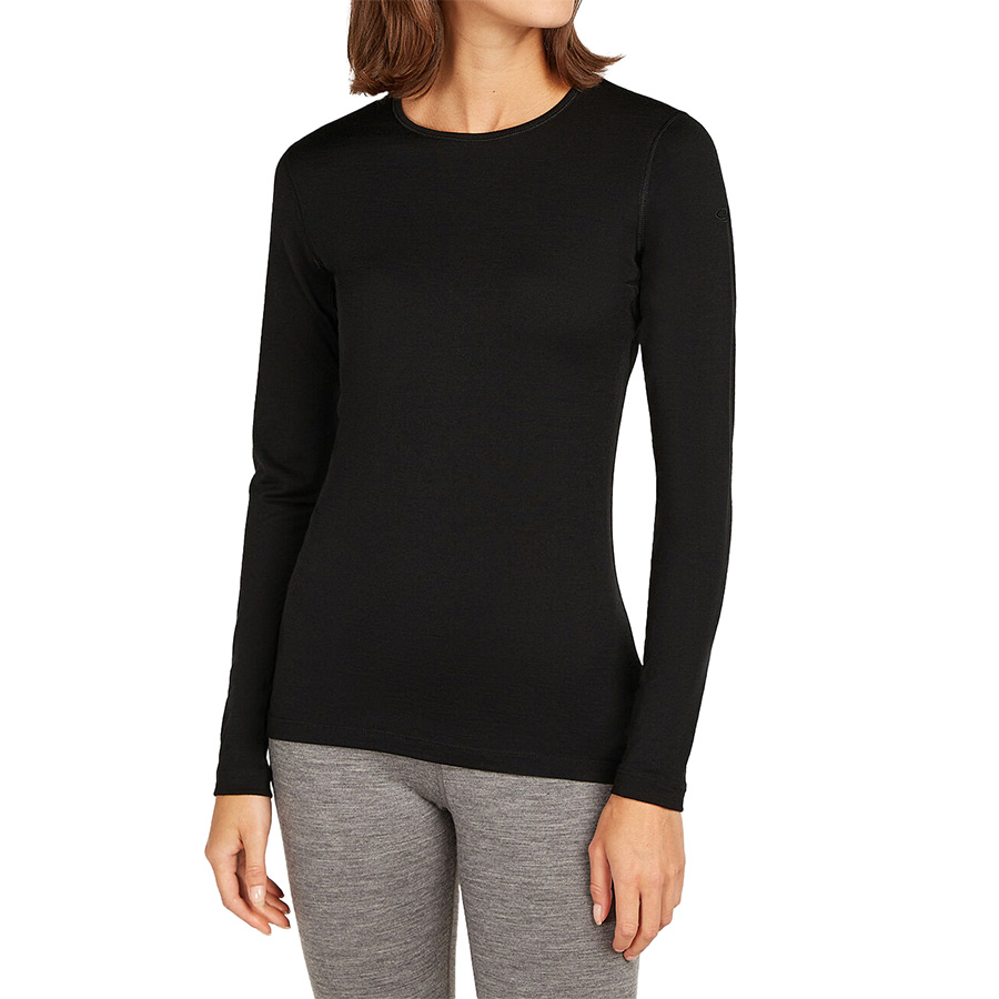 Icebreaker Oasis Crewe/Scroll 200 LS – Women's