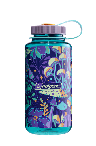 Nalgene Wide Mouth Bottle Psychedelic Botanical (0.94L)(32oZ)